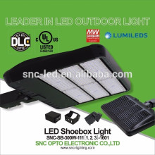 La lámpara más caliente 300w de las porciones de LED del estacionamiento del LED, luz al aire libre de Shoebox del LED, accesorio del Shoebox de DLC LED